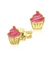 Kid Stud Earring Sweet Cup Cake STS-4052